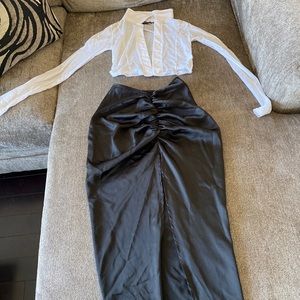 Pretty little thing top & skirt